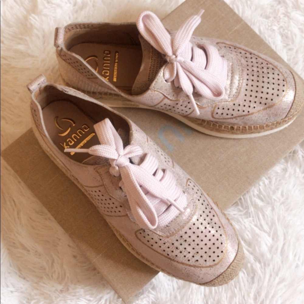 Kanna Pink Espadrille sneakers